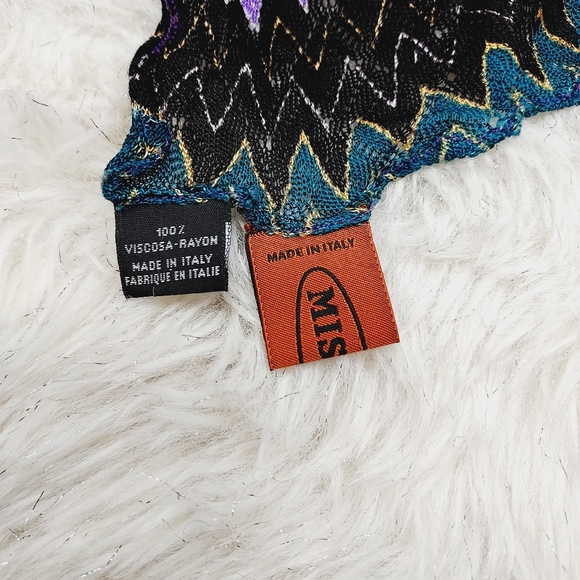 Missoni scarf multicolor. - Picture 7 of 8